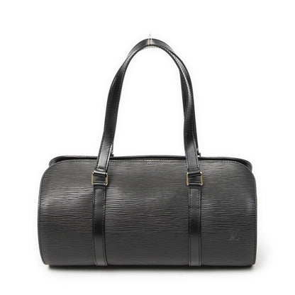 Louis Vuitton Soufflot Black Epi Handbag