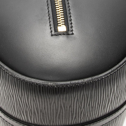 Louis Vuitton Soufflot Black Epi Handbag — view 7