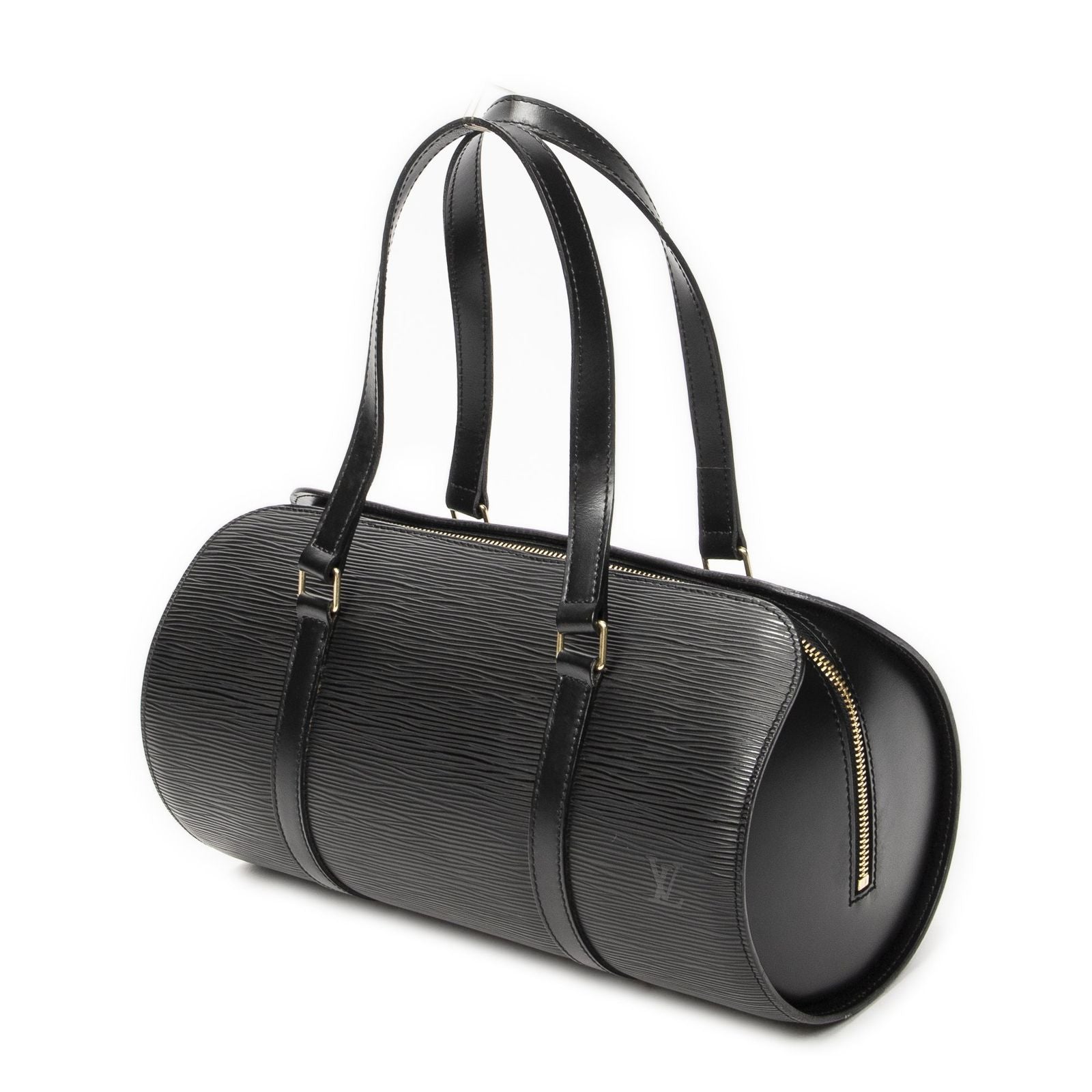 Louis Vuitton Soufflot Black Epi Handbag — view 2