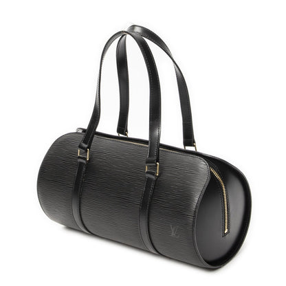Louis Vuitton Soufflot Black Epi Handbag — view 2