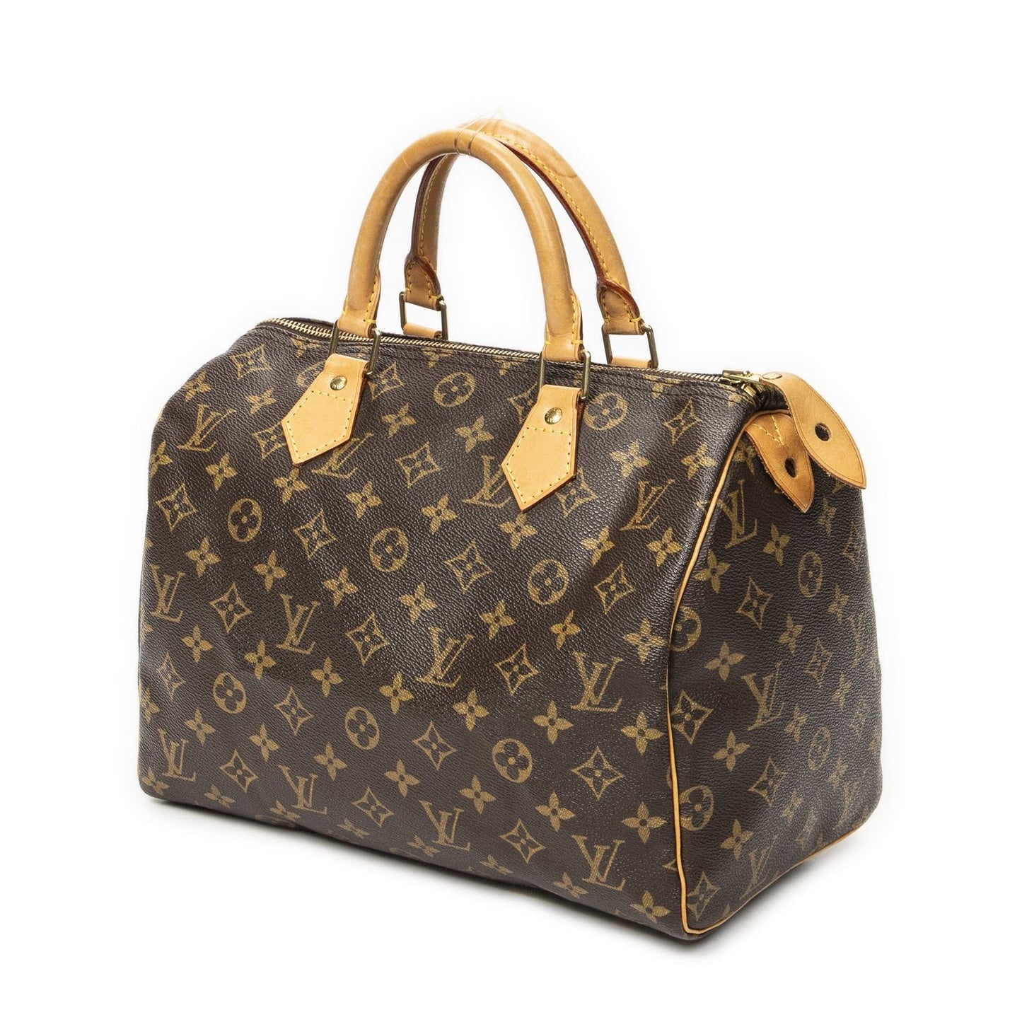 Louis Vuitton Speedy Brown Monogram Canvas Handbag — view 2