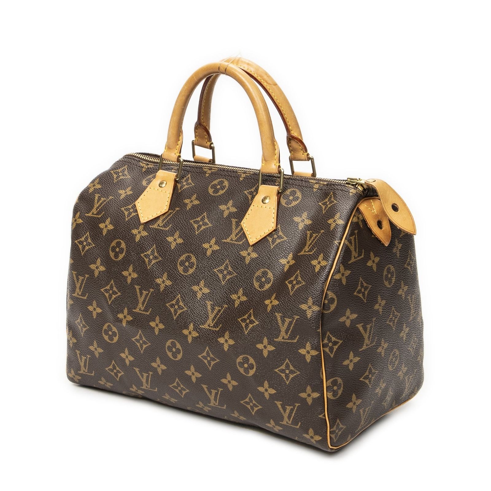 Louis Vuitton Speedy Brown Monogram Canvas Handbag — view 2