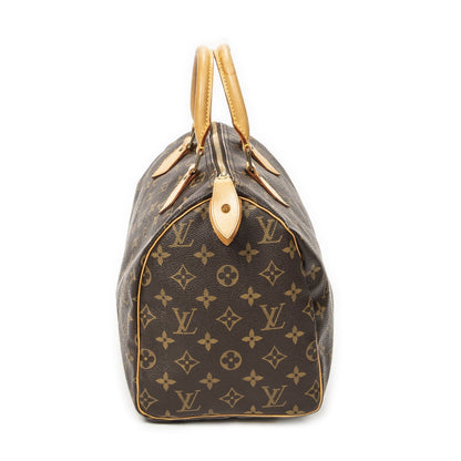 Louis Vuitton Speedy Brown Monogram Canvas Handbag — view 3