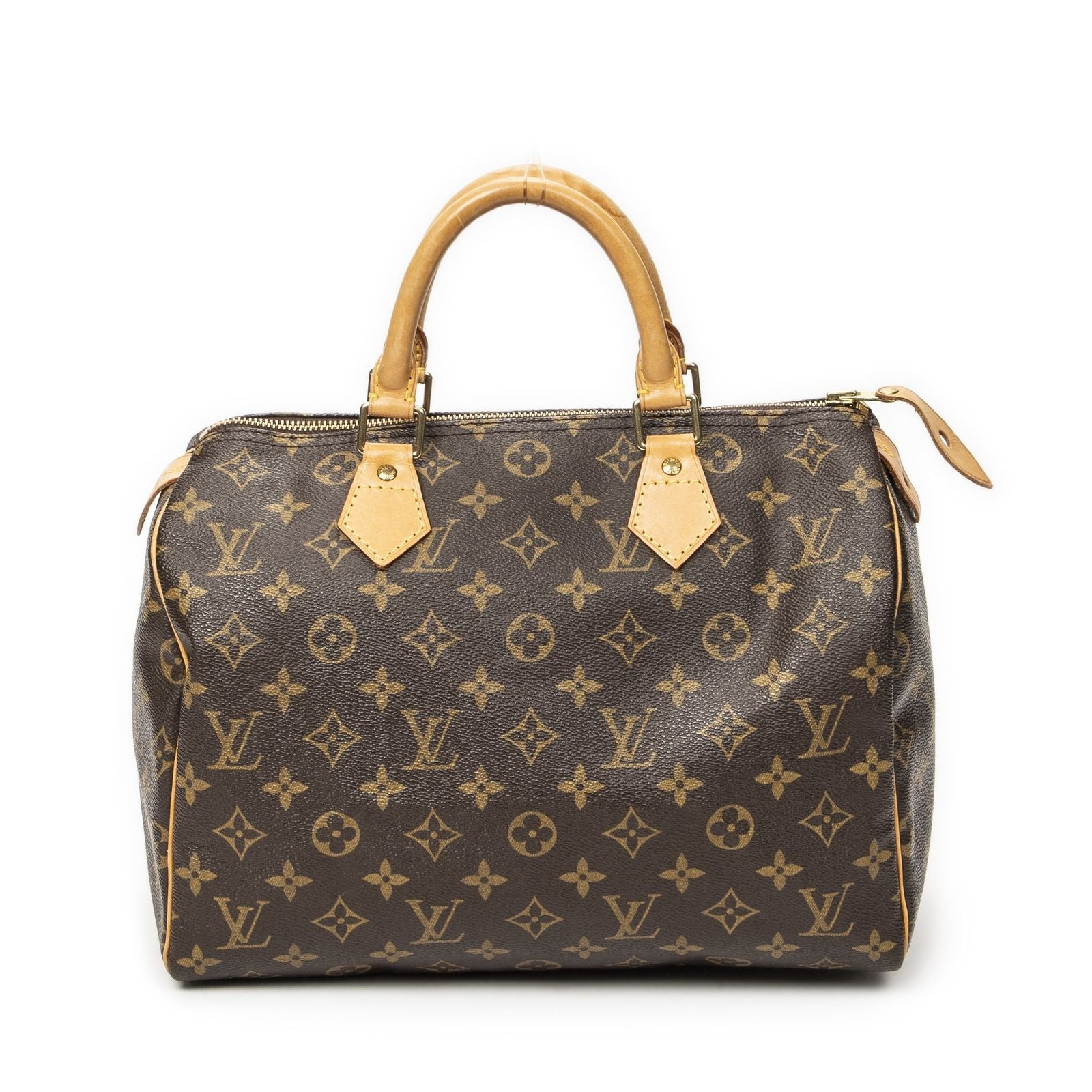 Louis Vuitton Speedy Brown Monogram Canvas Handbag