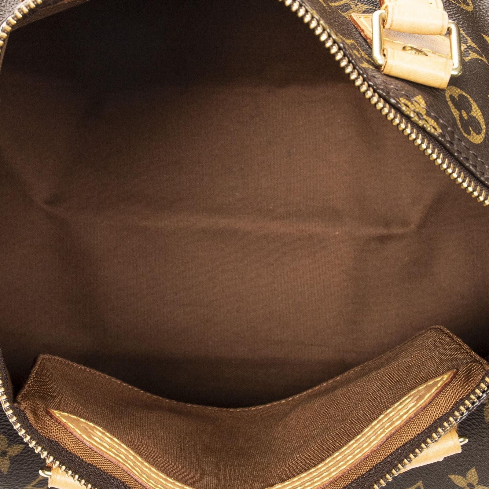 Louis Vuitton Speedy Brown Monogram Canvas Handbag — view 9