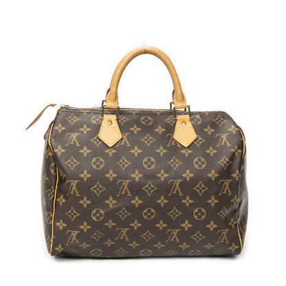 Louis Vuitton Speedy Brown Monogram Canvas Handbag — view 5