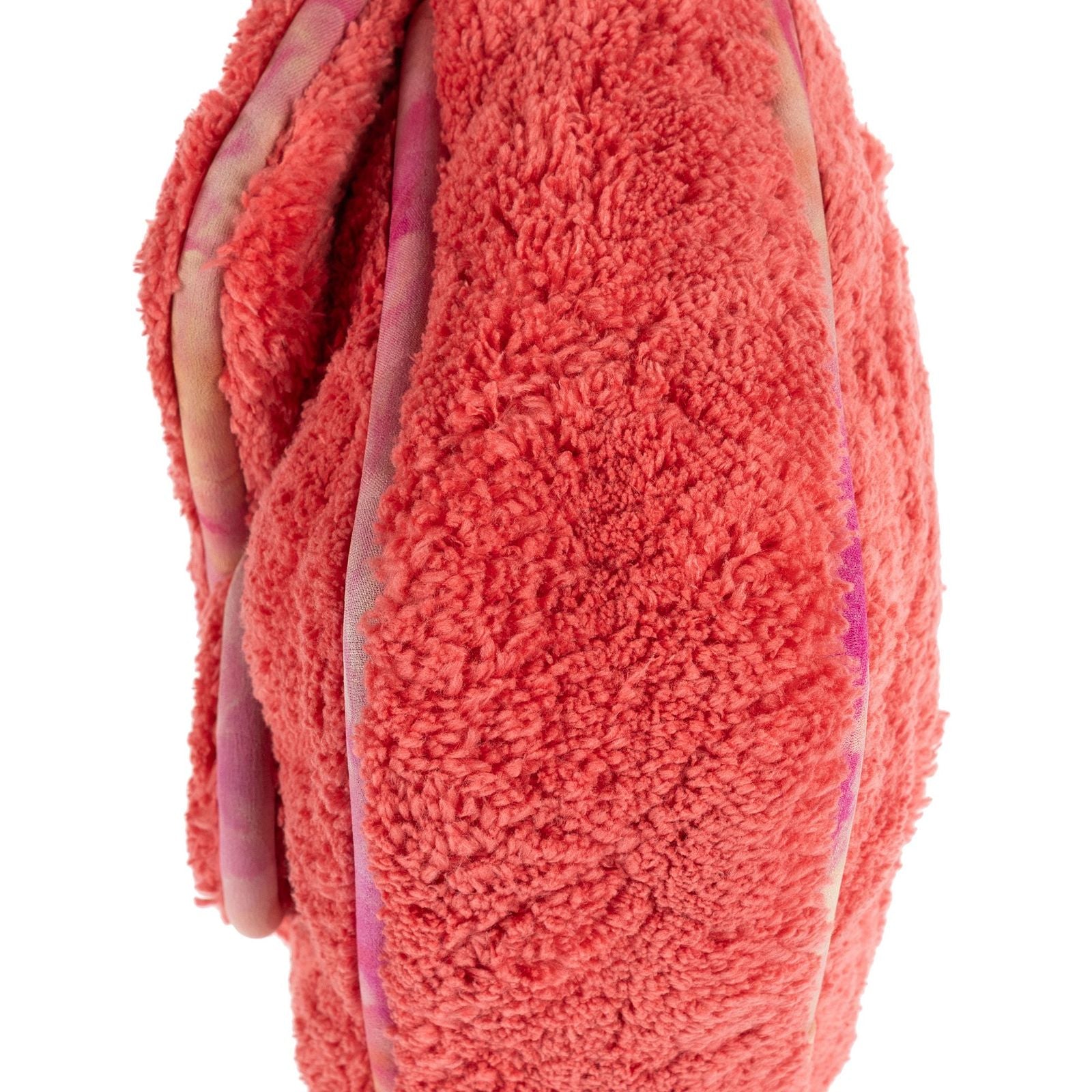 Chanel Terry Cloth Jumbo Single Flap Pink Quilted Satin — view 8