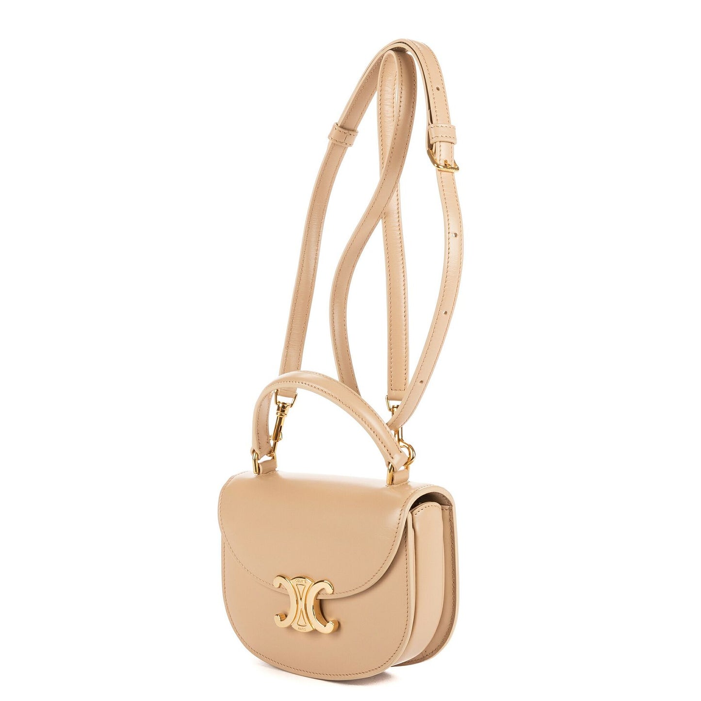 Celine Bessas Claire Beige Smooth Calfskin Leather Bag — view 2