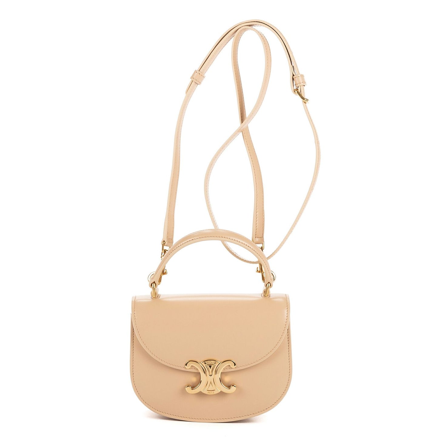 Celine Bessas Claire Beige Smooth Calfskin Leather Bag