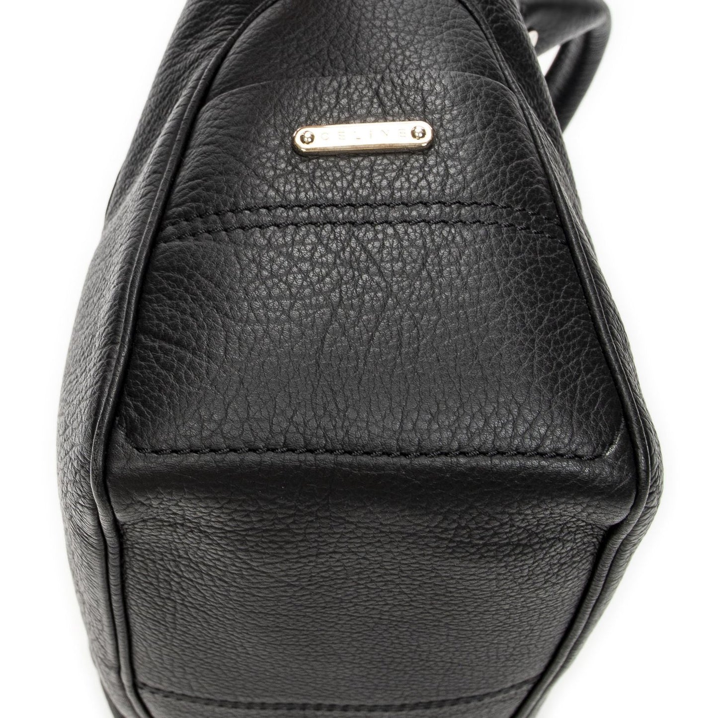 Celine Boogie Bag Black Gray Calfskin Leather — view 8