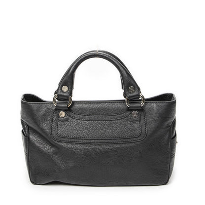 Celine Boogie Bag Black Gray Calfskin Leather — view 5