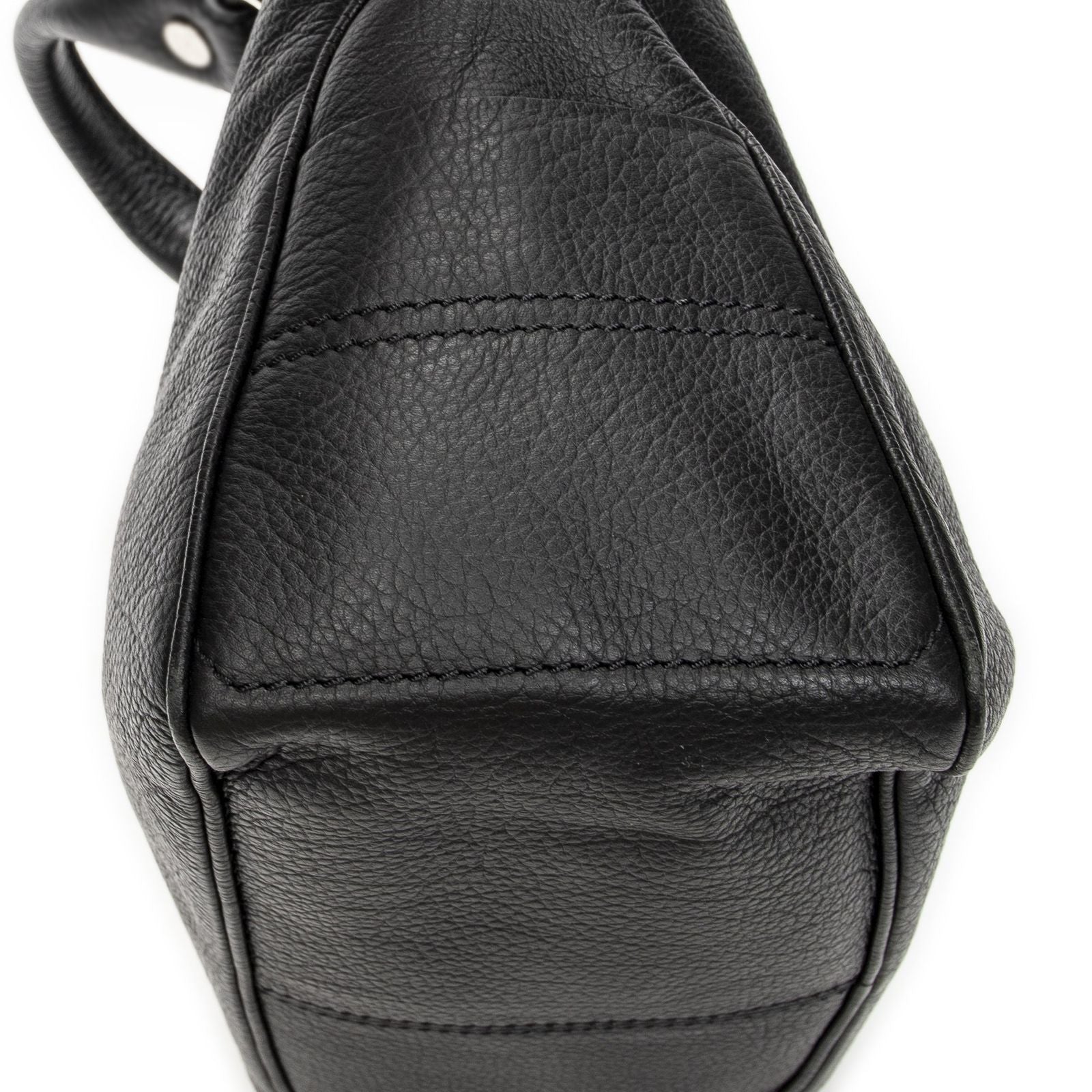Celine Boogie Bag Black Gray Calfskin Leather — view 7