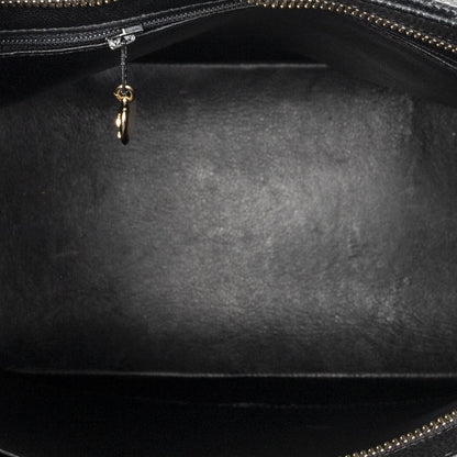 Chanel Timeless Medallion Tote Black Quilted Caviar Leather — view 9