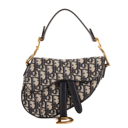 Dior Oblique Saddle Navy Diorissimo Canvas