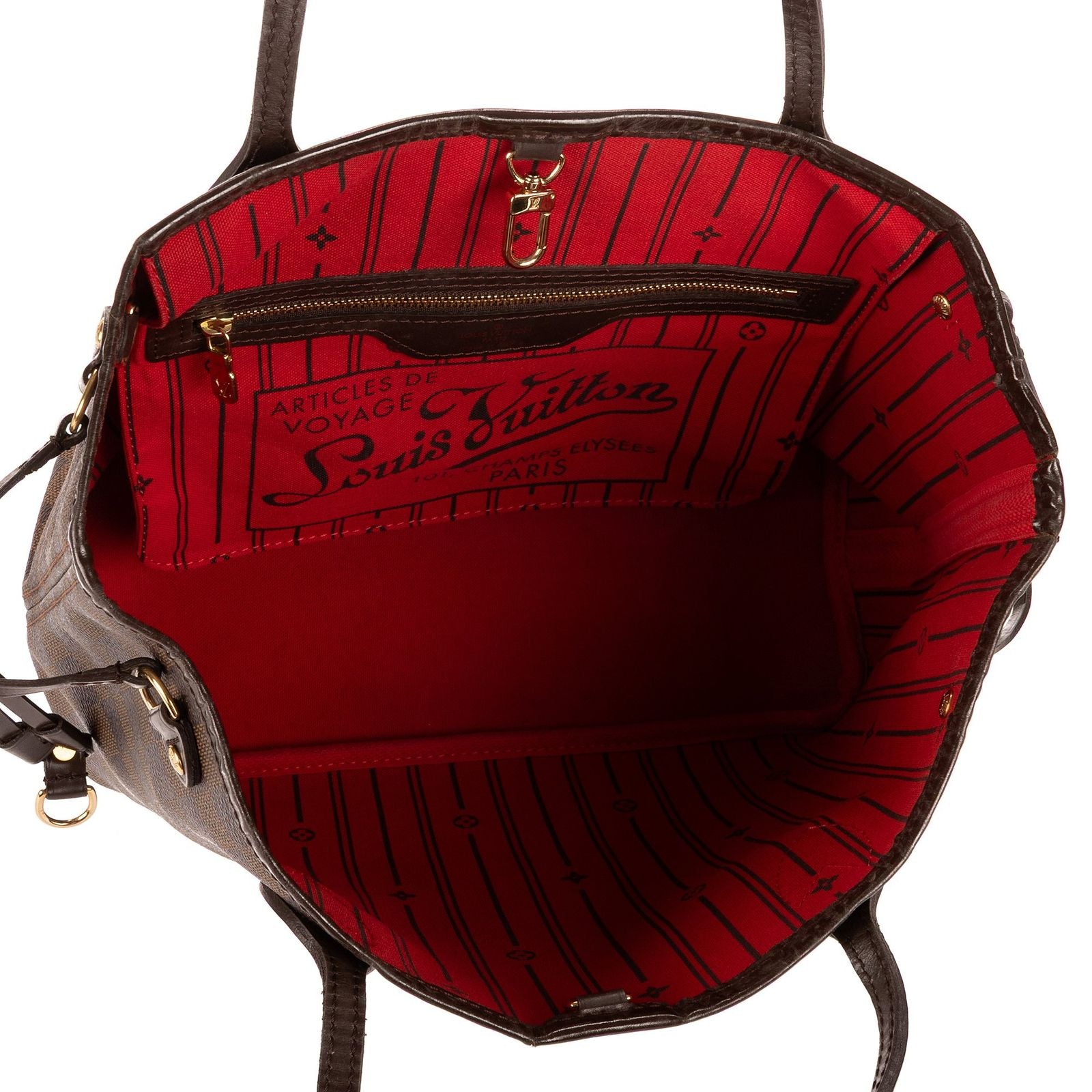 Louis Vuitton Neverland Brown Damier Ebene Handbag — view 9