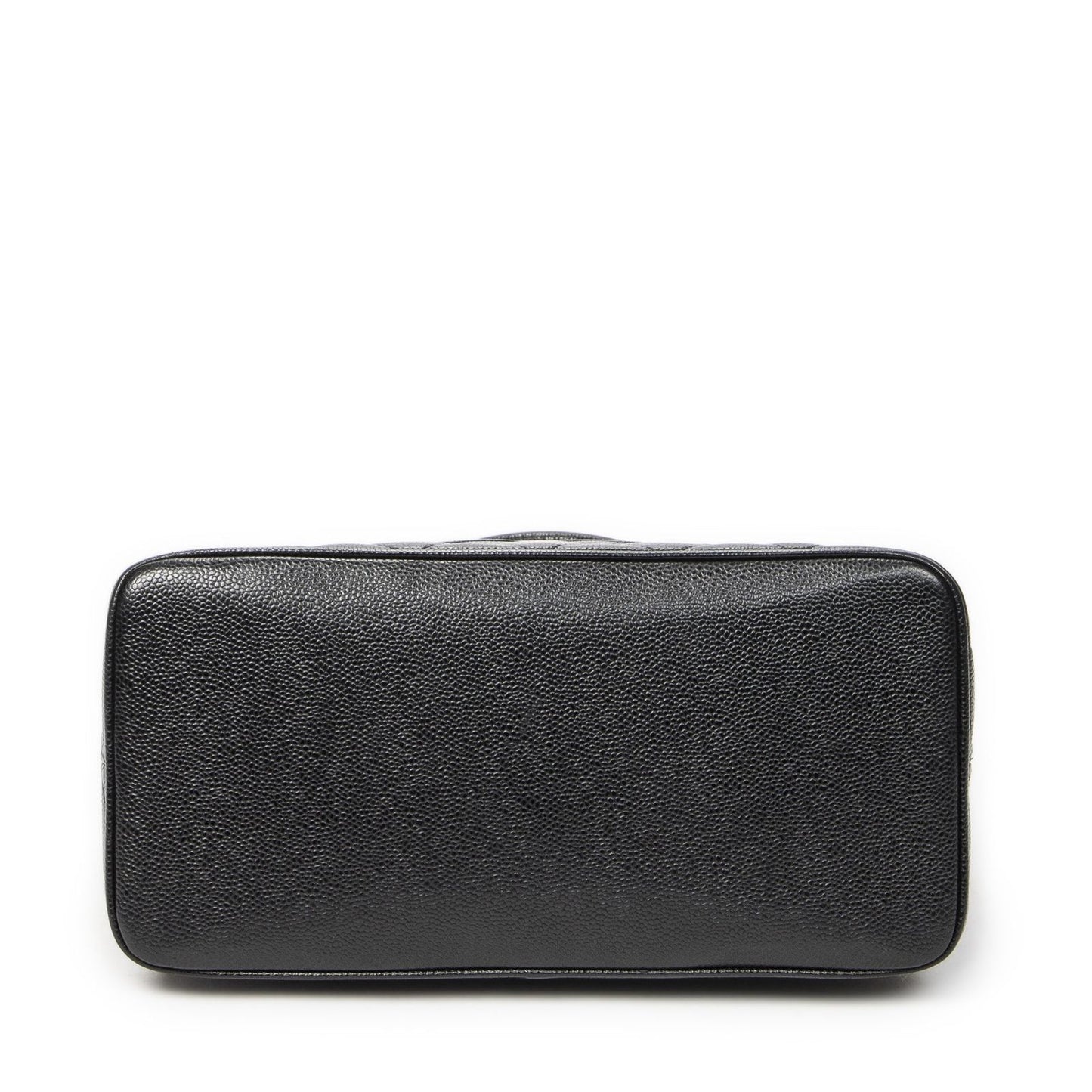 Chanel Timeless Medallion Tote Black Quilted Caviar Leather — view 6