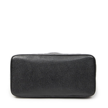 Chanel Timeless Medallion Tote Black Quilted Caviar Leather — view 6