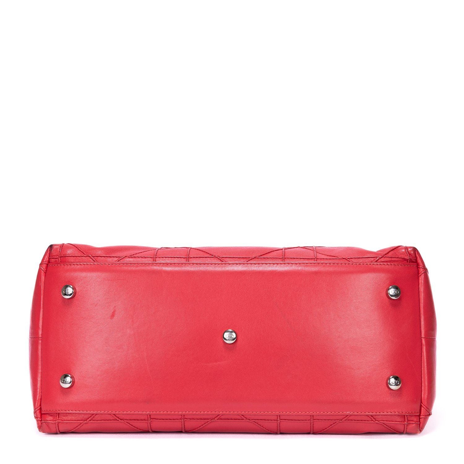 Dior Granville Pink Quilted Leather Shoulder Bag — view 6