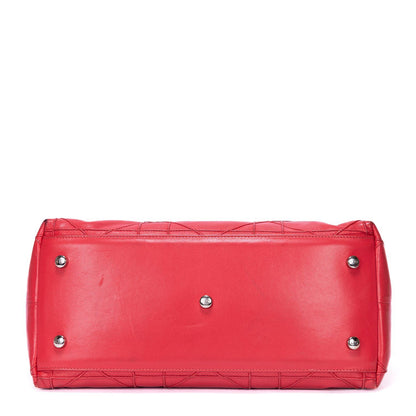 Dior Granville Pink Quilted Leather Shoulder Bag — view 6