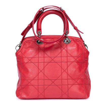 Dior Granville Pink Quilted Leather Shoulder Bag — view 4