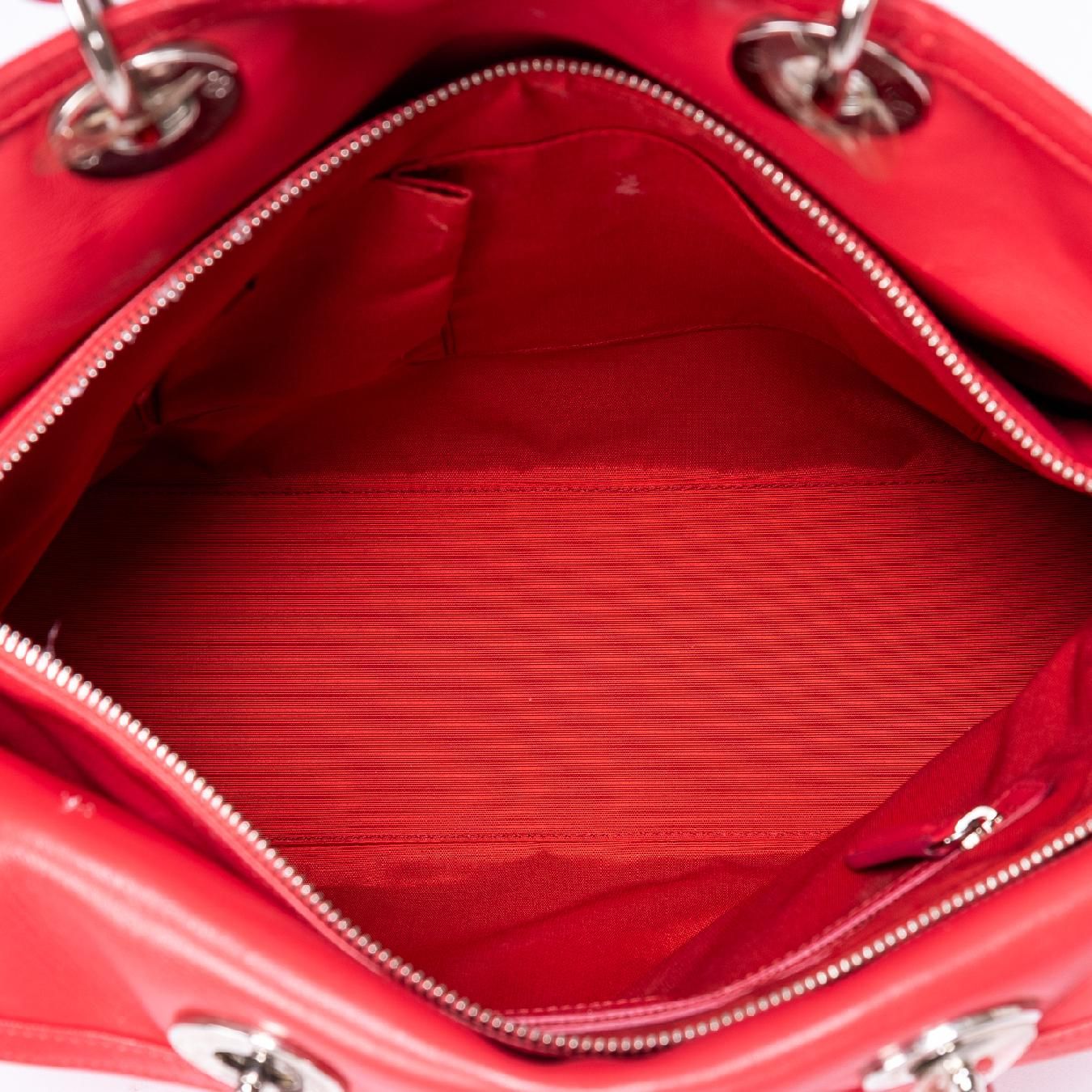 Dior Granville Pink Quilted Leather Shoulder Bag — view 9