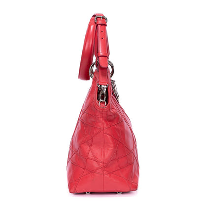 Dior Granville Pink Quilted Leather Shoulder Bag — view 5