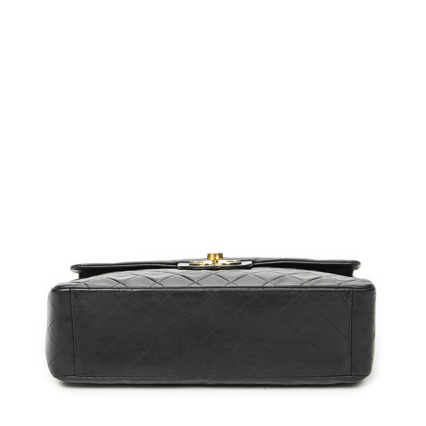 Chanel Maxi Jumbo XL Flap Black Quilted Lambskin Leather — view 6
