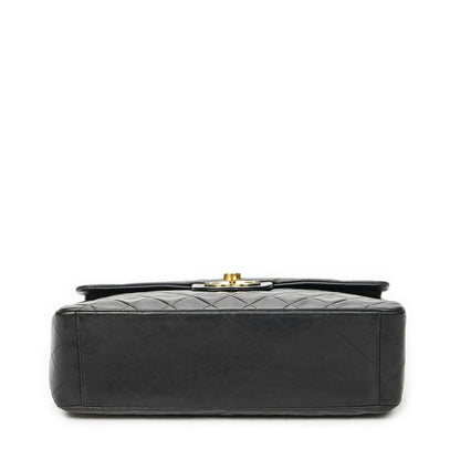 Chanel Maxi Jumbo XL Flap Black Quilted Lambskin Leather — view 6