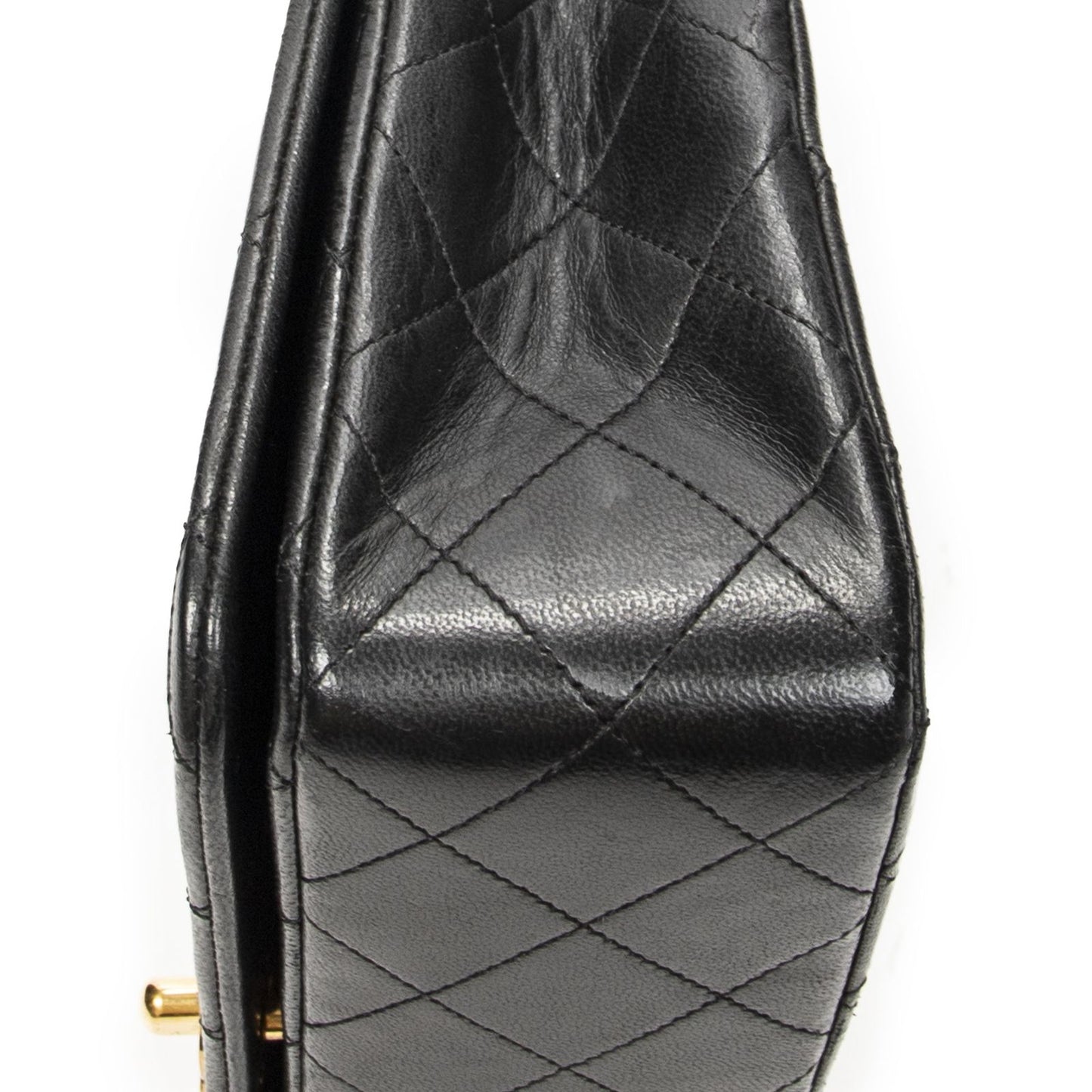 Chanel Mademoiselle Full Flap Black Quilted Lambskin Leather — view 8