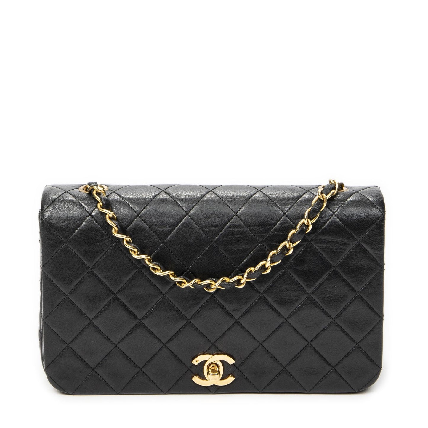 Chanel Mademoiselle Full Flap Black Quilted Lambskin Leather