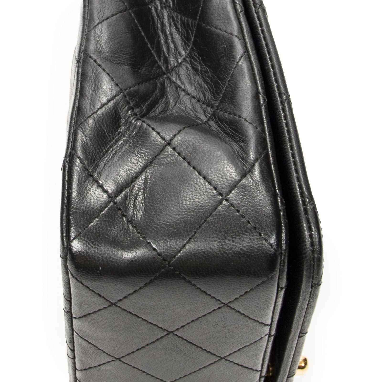 Chanel Mademoiselle Full Flap Black Quilted Lambskin Leather — view 7