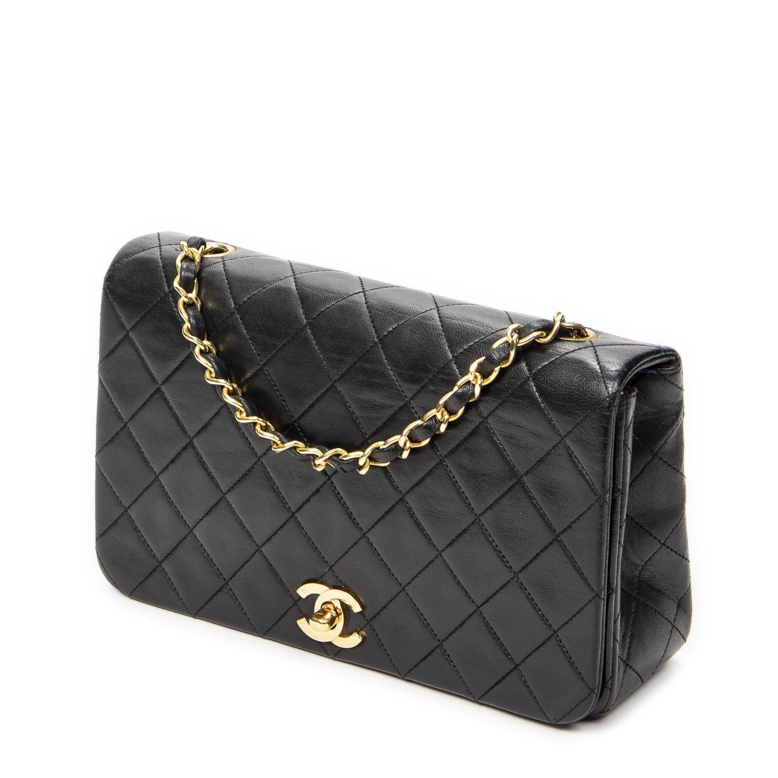 Chanel Mademoiselle Full Flap Black Quilted Lambskin Leather — view 2