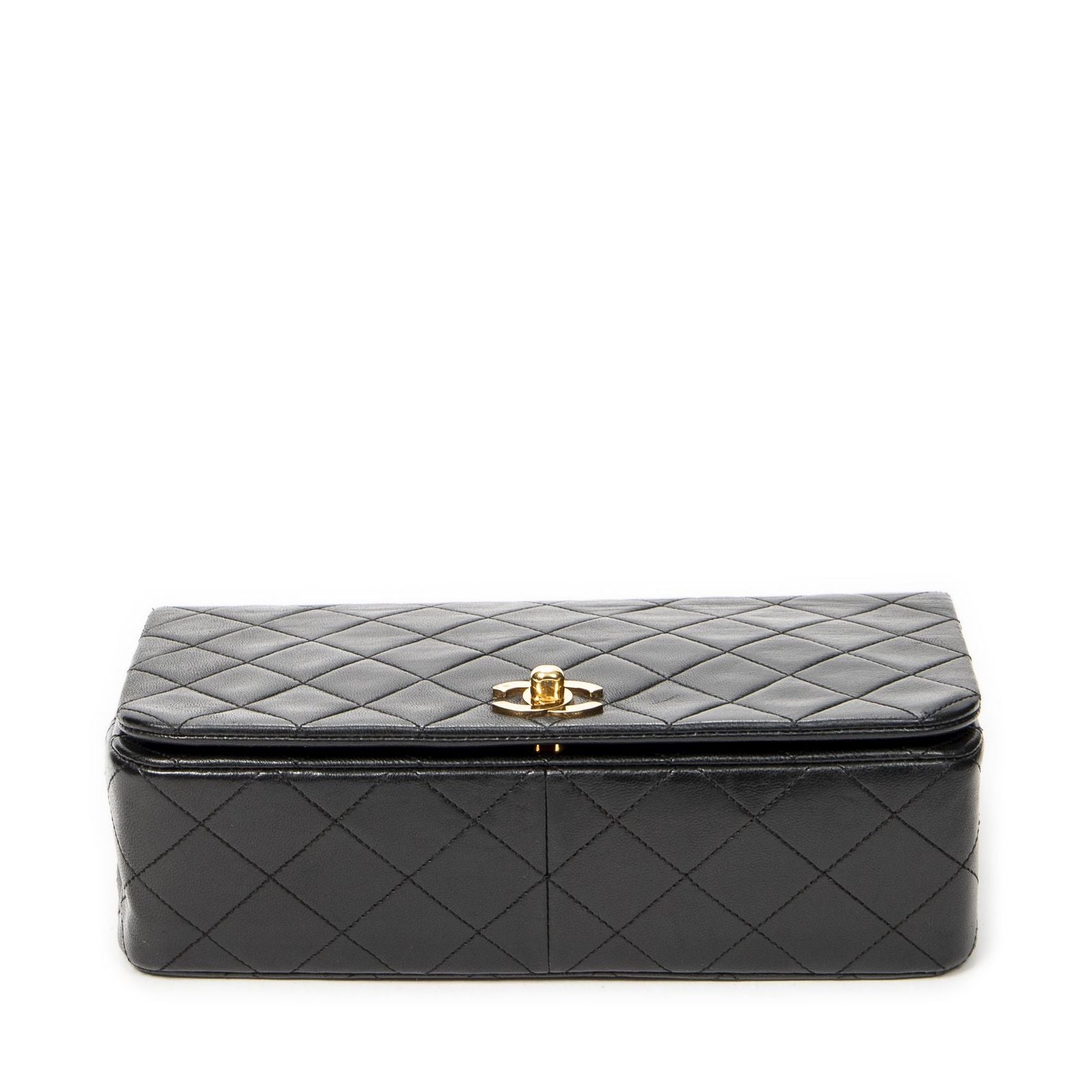 Chanel Mademoiselle Full Flap Black Quilted Lambskin Leather — view 6