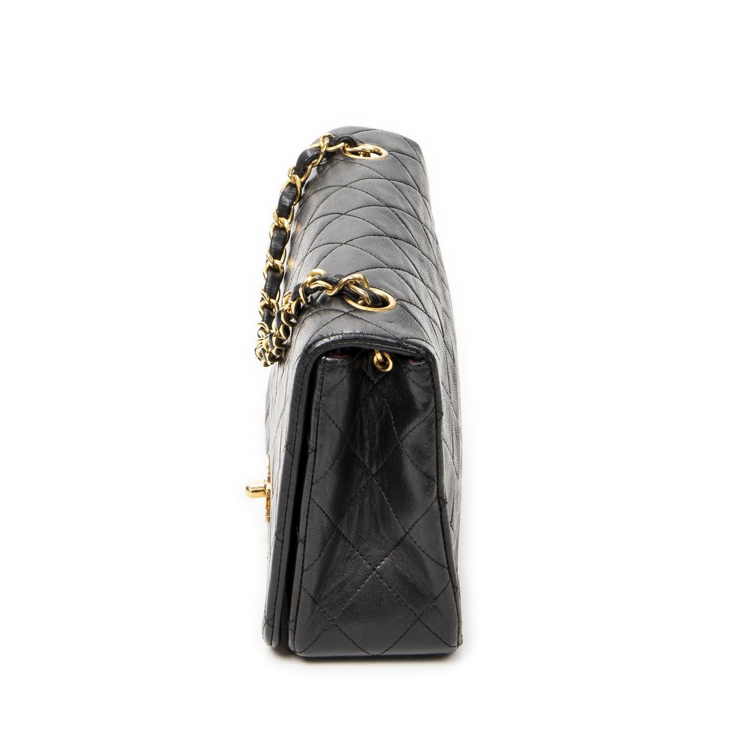 Chanel Mademoiselle Full Flap Black Quilted Lambskin Leather — view 3