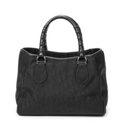 Dior Brea Trotter Tote Black Pattern Nylon Canvas — view 5