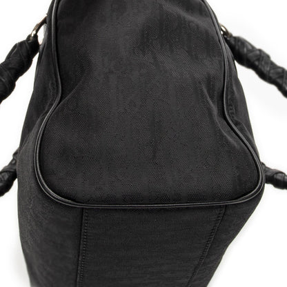 Dior Brea Trotter Tote Black Pattern Nylon Canvas — view 7