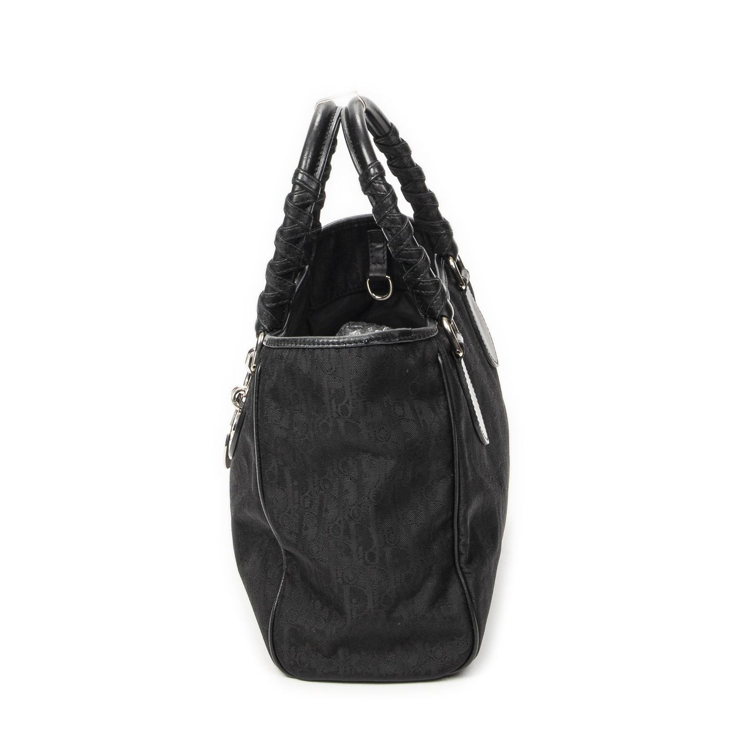 Dior Brea Trotter Tote Black Pattern Nylon Canvas — view 3