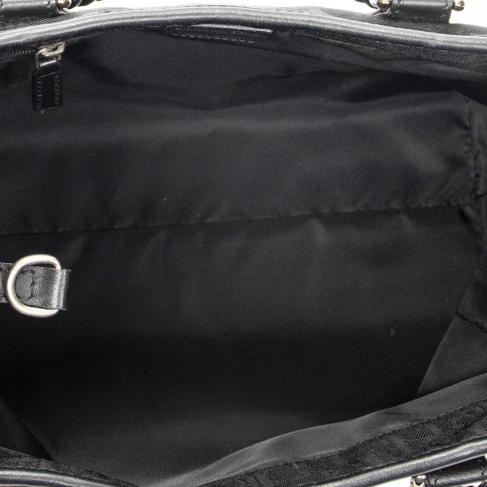 Dior Brea Trotter Tote Black Pattern Nylon Canvas — view 9