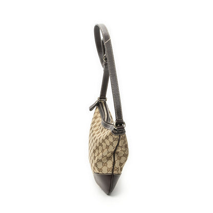 Gucci Bree Heart Crossbody Beige Dark Brown GG Canvas — view 3