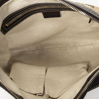 Gucci Bree Heart Crossbody Beige Dark Brown GG Canvas — view 9
