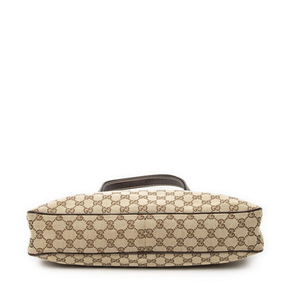 Gucci Charmi Hexagon Stud Beige Dark Brown GG Canvas Messenger Bag — view 6