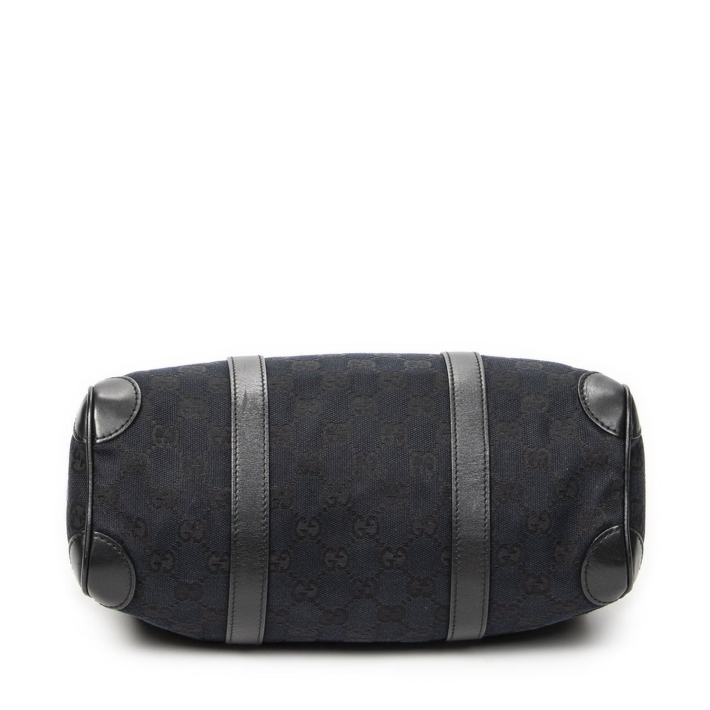 Gucci Small Boston Black GG Canvas Messenger Bag — view 6