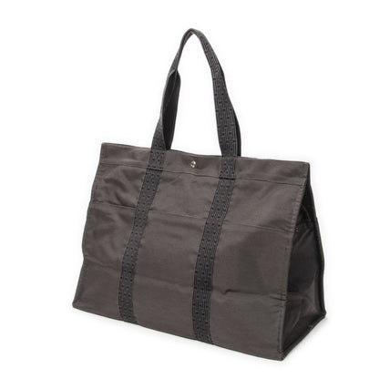 Hermes Her Line Tote Gray Toile Ash — view 2