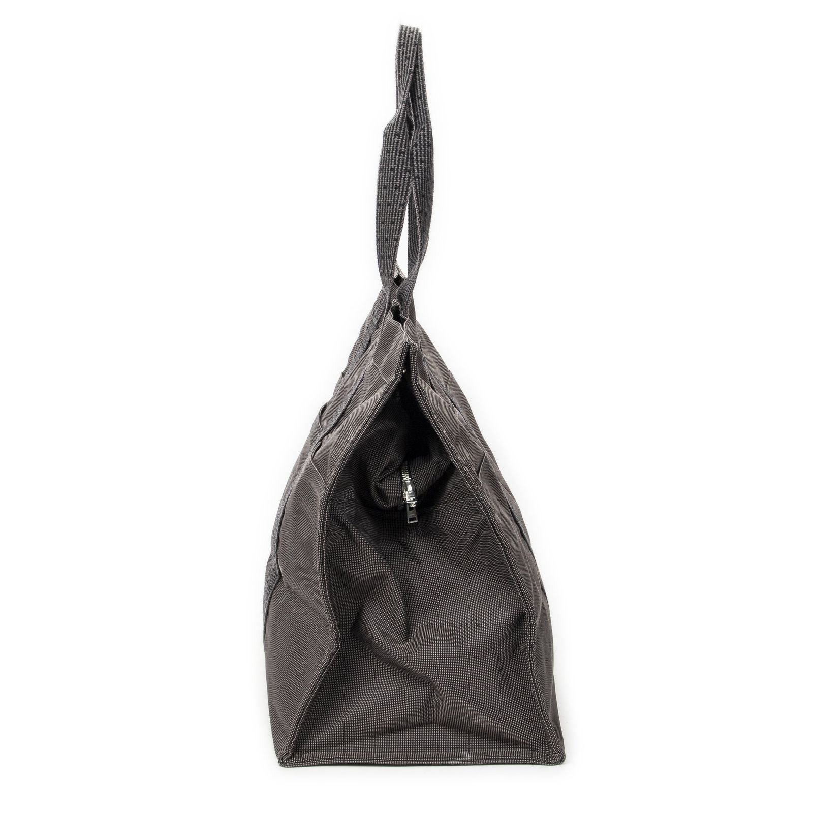 Hermes Her Line Tote Gray Toile Ash — view 3