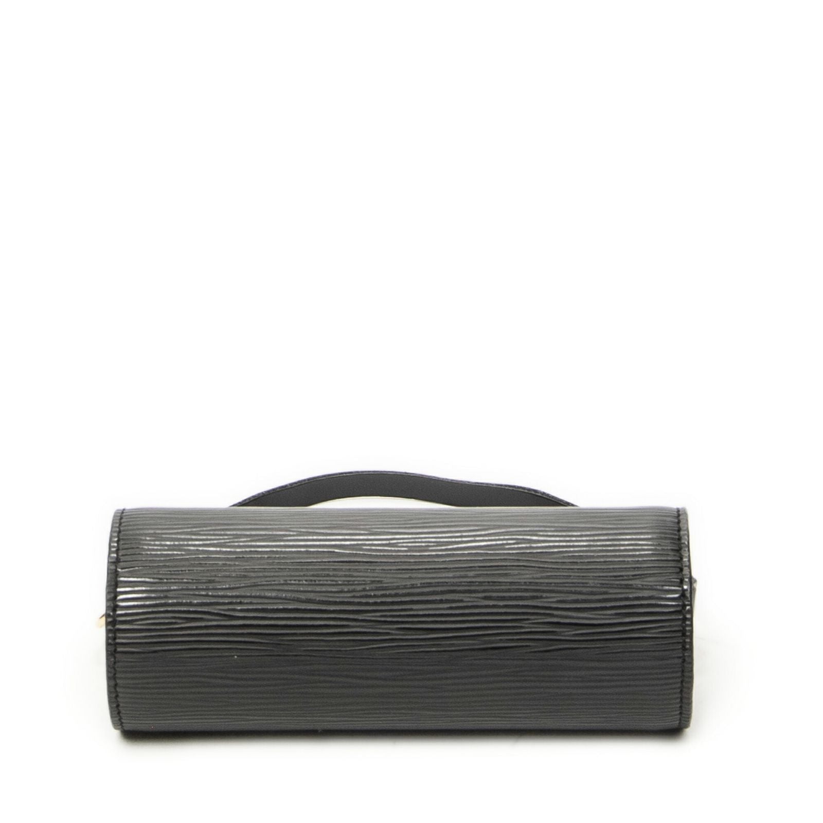 Louis Vuitton Souflo Pouch Black Epi — view 6