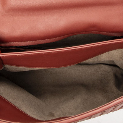 Bottega Veneta Small Orimi Pier Brown Intrecciato Leather Messenger Bag — view 9