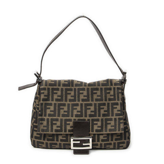 Fendi Mama Forever Brown Zucca Canvas