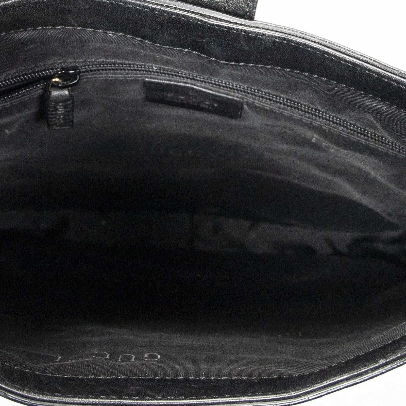 Gucci Shoulder Bag Black GG Canvas — view 9