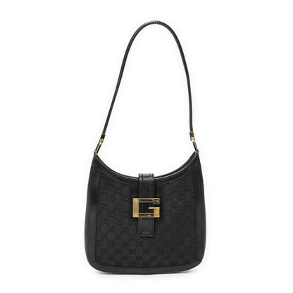 Gucci Shoulder Bag Black GG Canvas