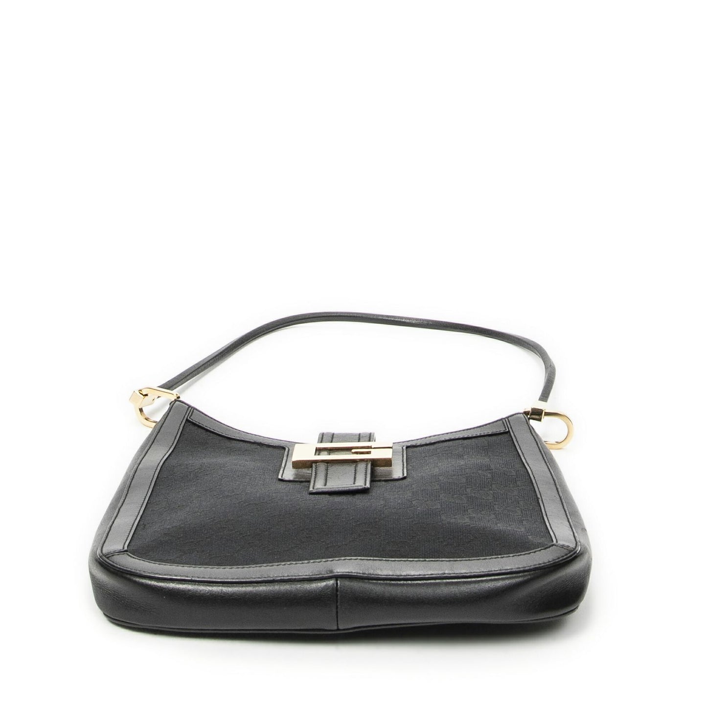 Gucci Shoulder Bag Black GG Canvas — view 6